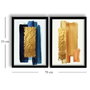 Wallity Cuadro Decorativo Enmarcado MDF (2 Piezas) 38 x 53 cm